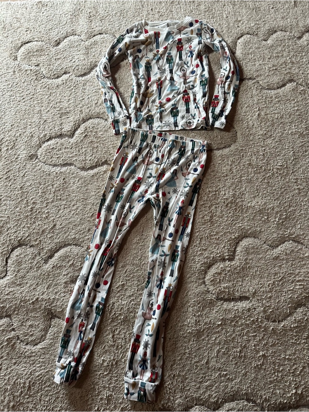 Kids' Nutcracker Print Pajamas